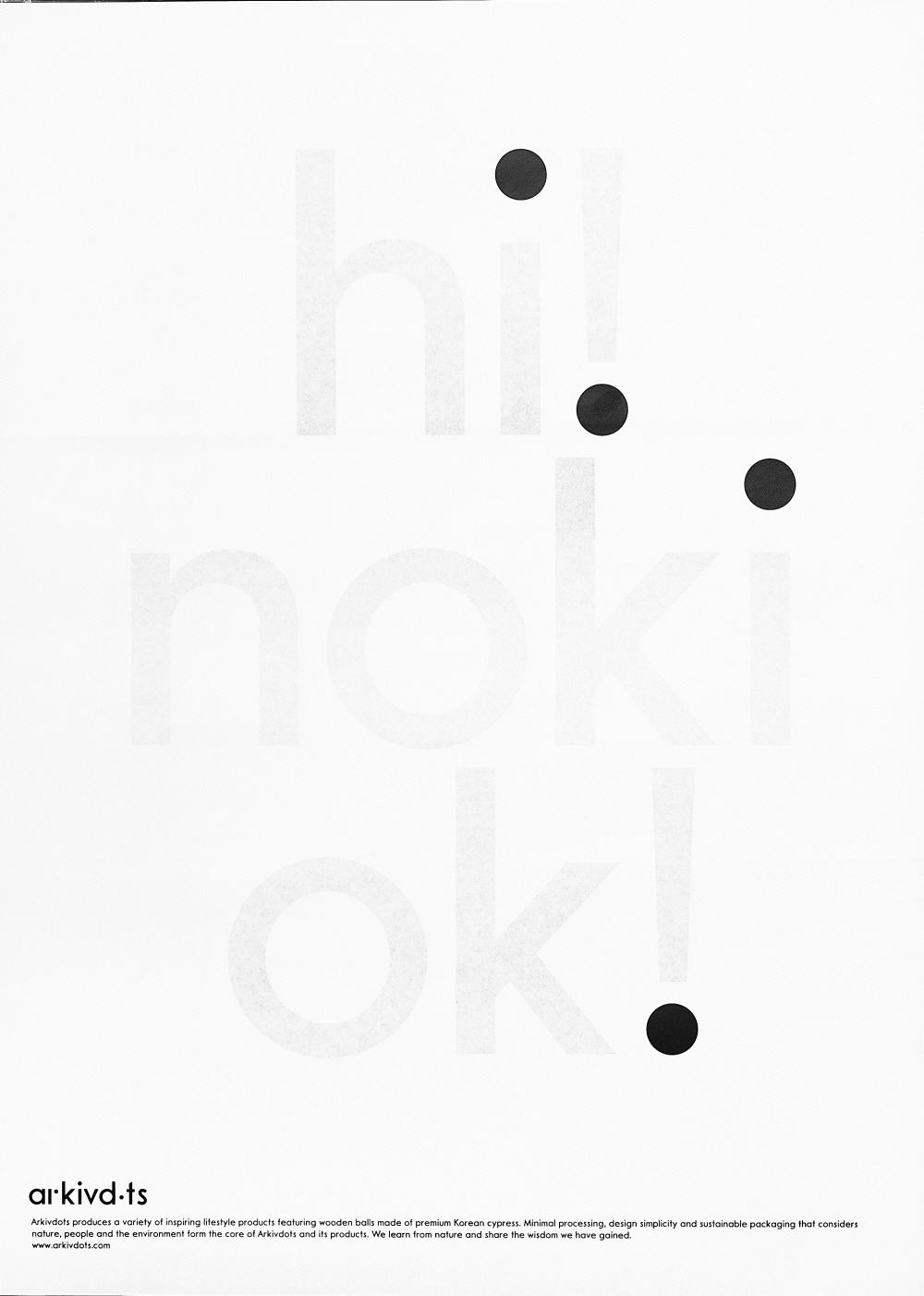 Tracing Poster : hi!noki ok!
